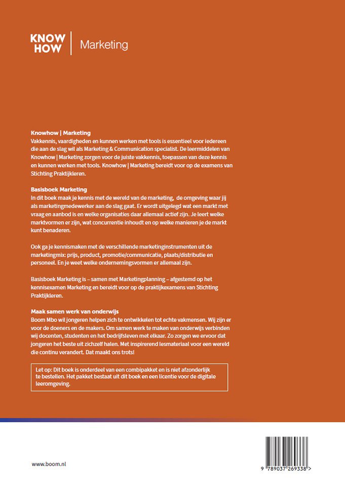 Basisboek Marketing - combipakket