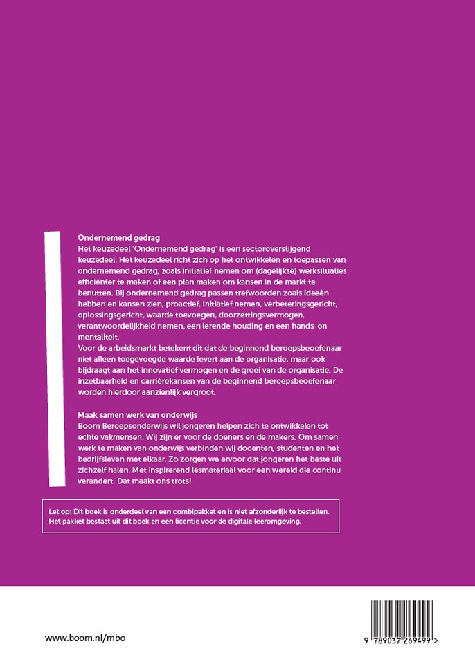 Ondernemend gedrag versie 2025 | combipakket