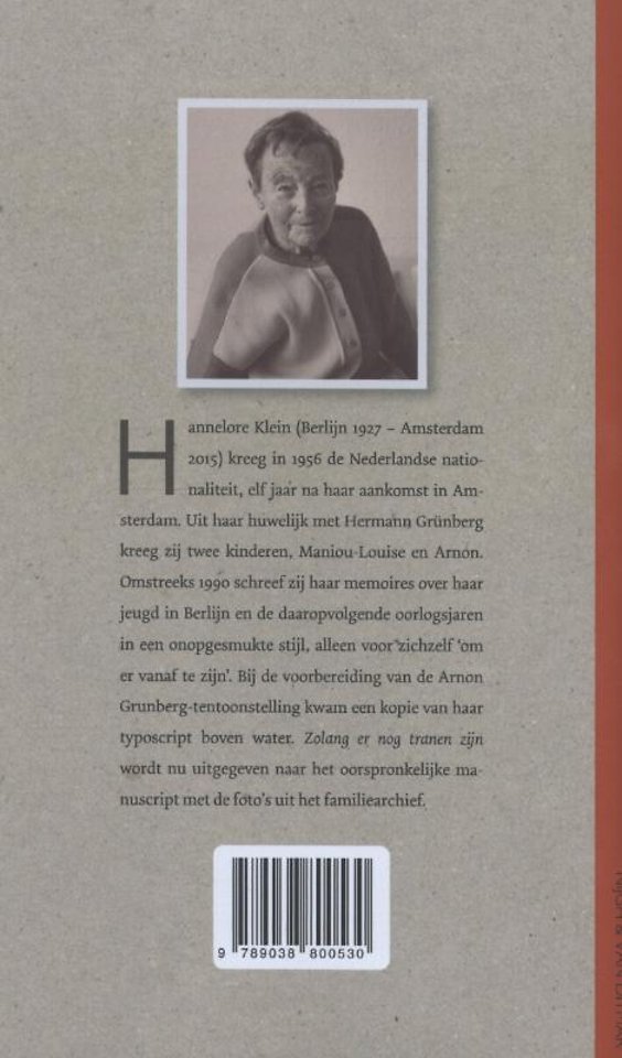 Zolang er nog tranen zijn