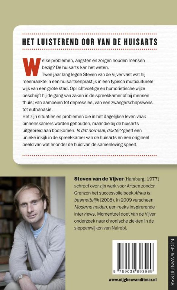 Is dat normaal, dokter?