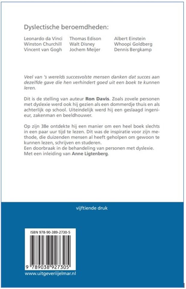 De gave van dyslexie