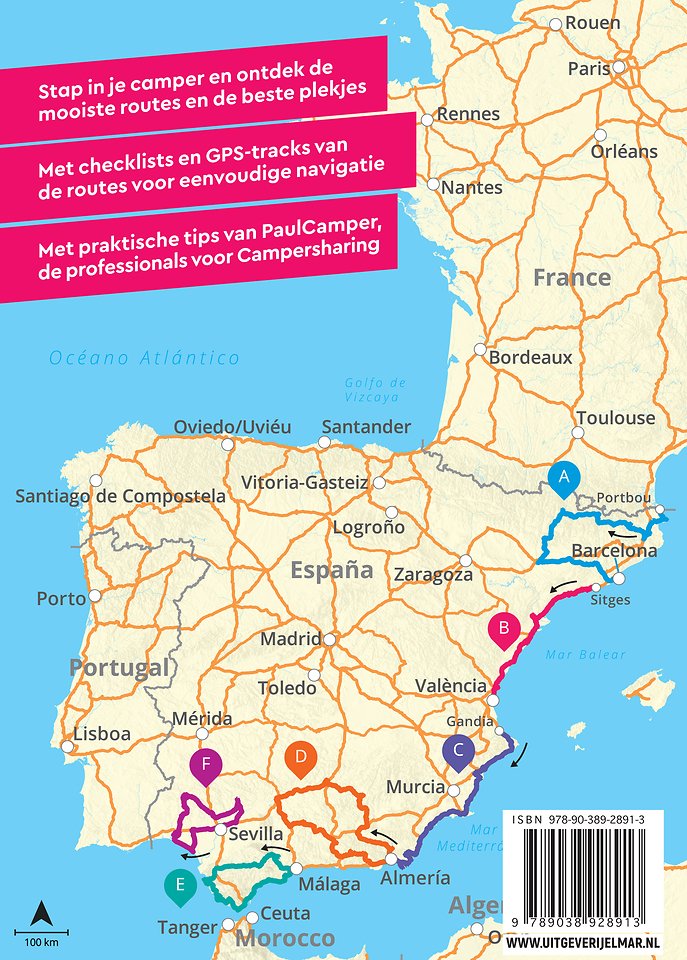 Campergids Spanje