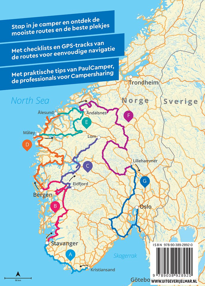 Campergids Zuid-Noorwegen