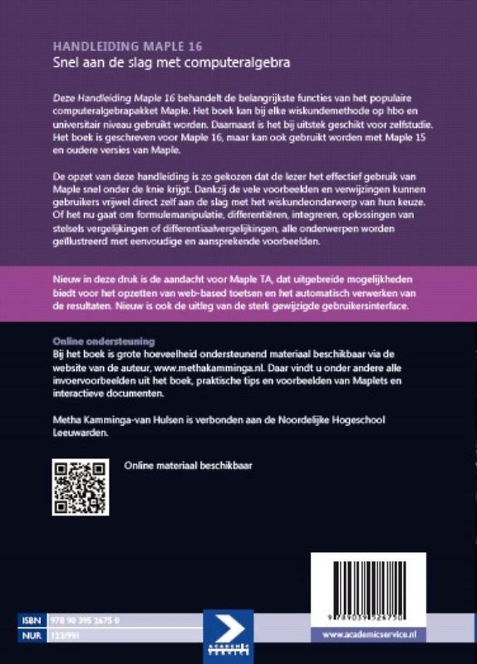 Handleiding Maple 16