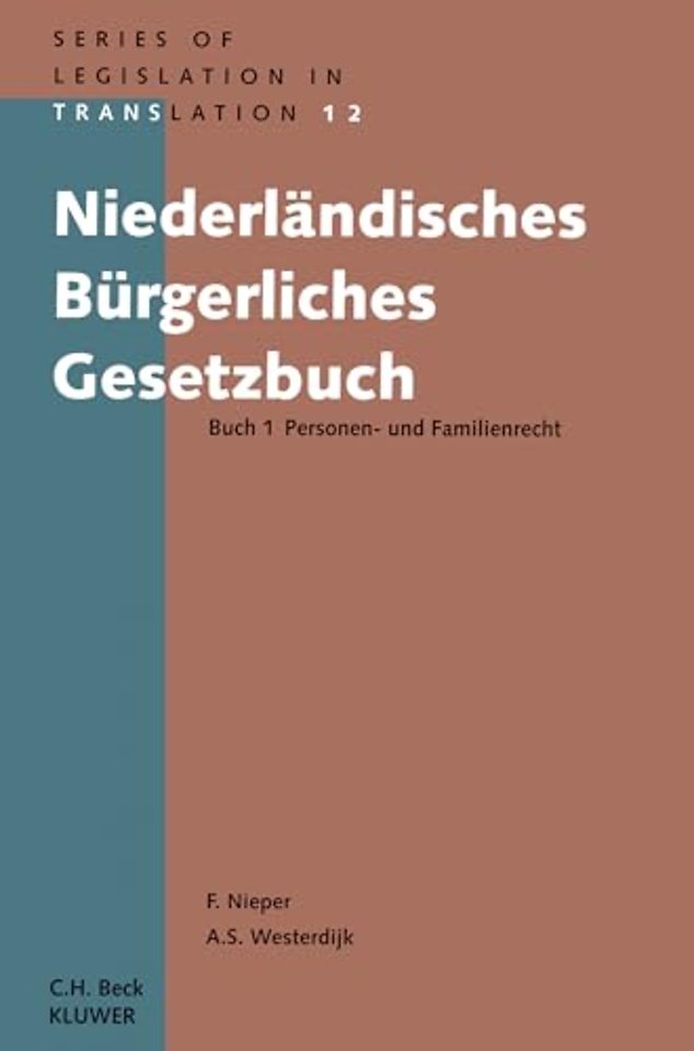 Niederländisches Bürgerliches Gesetzbuch, Buch 1; Personen- und Familienrecht