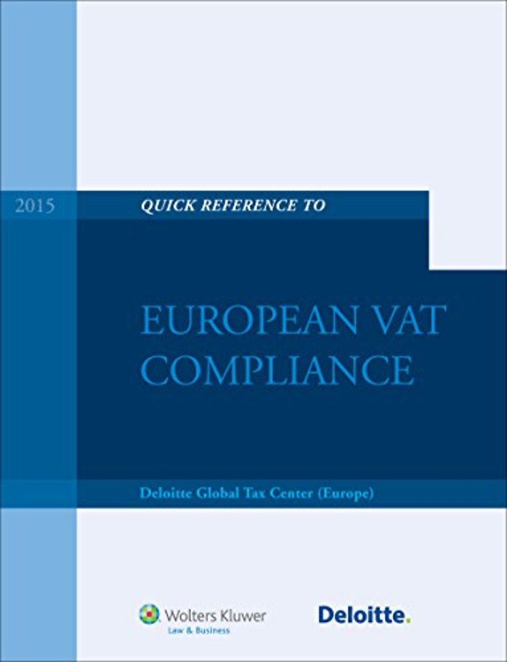 Quick reference guide to European VAT compliance 2015