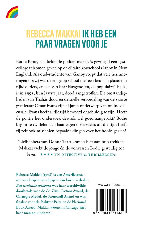 Ik heb een paar vragen voor je