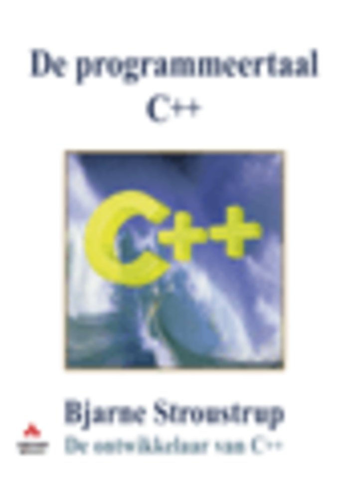 De programmeertaal C++ De programmeertaal C++