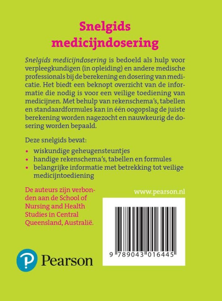 Snelgids medicijndosering