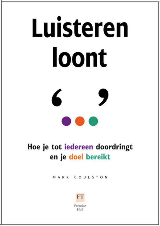 Luisteren loont Luisteren loont