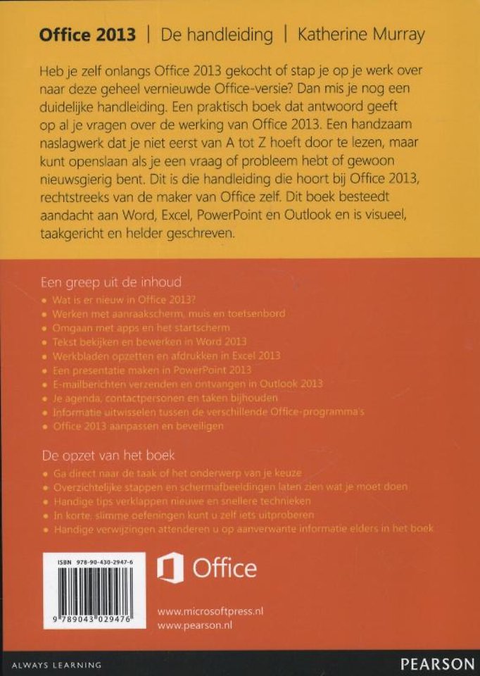 Office 2013 - De handleiding