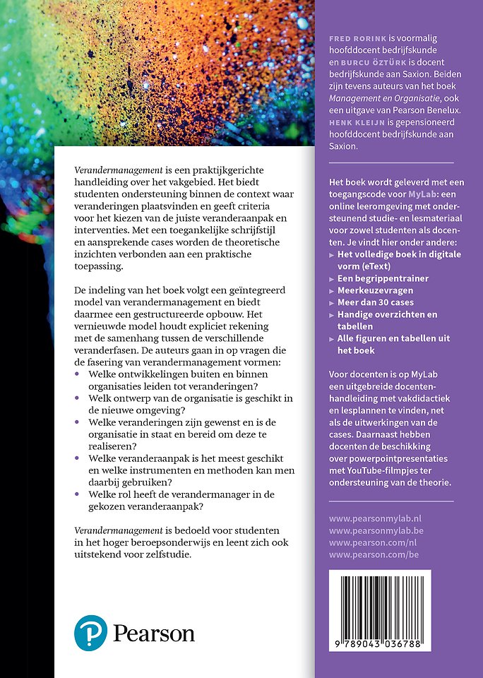 Verandermanagement, 5e editie met MyLab NL toegangscode