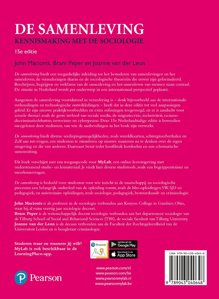 De samenleving: Kennismaking met de Sociologie