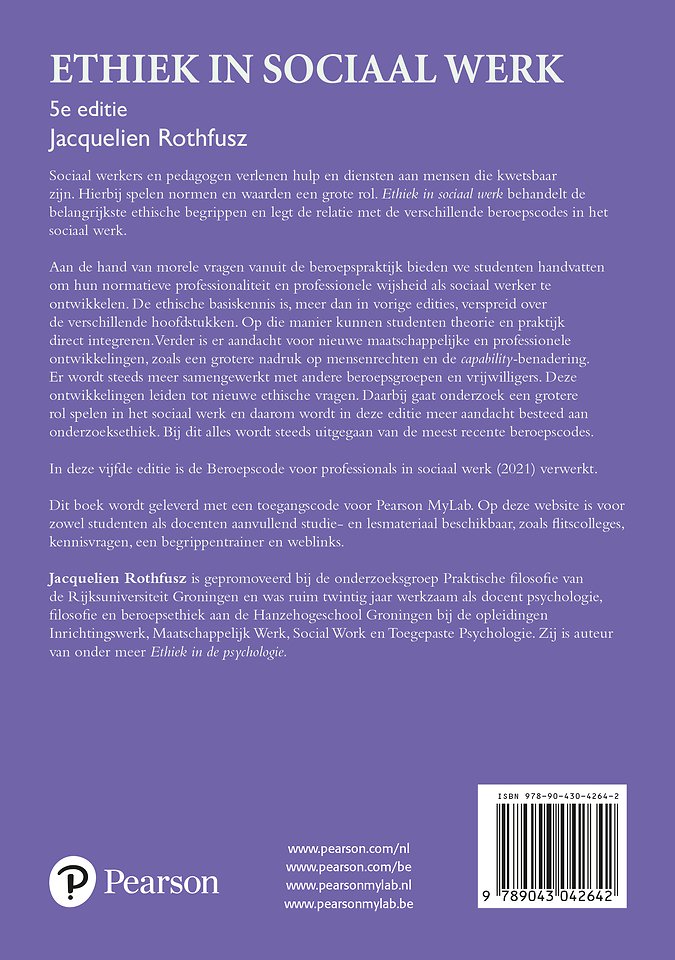 Ethiek in sociaal werk - met MyLab
