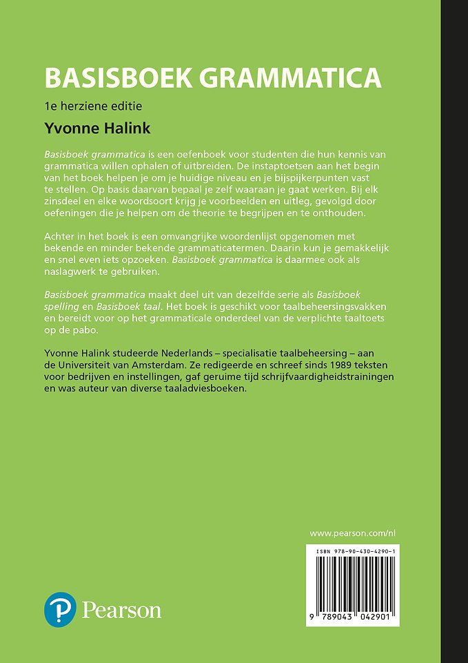 Basisboek grammatica