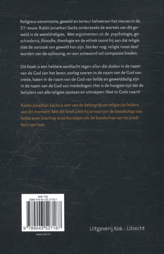 Niet in Gods naam