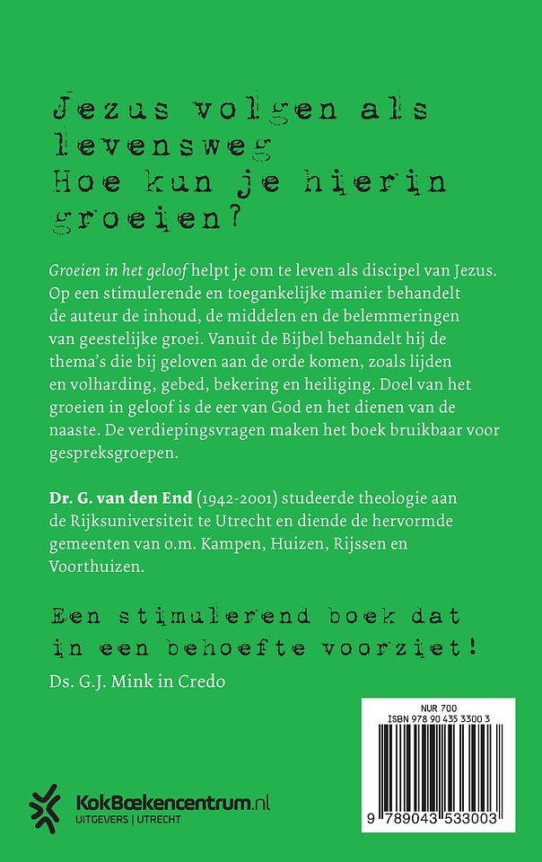 Groeien in het geloof