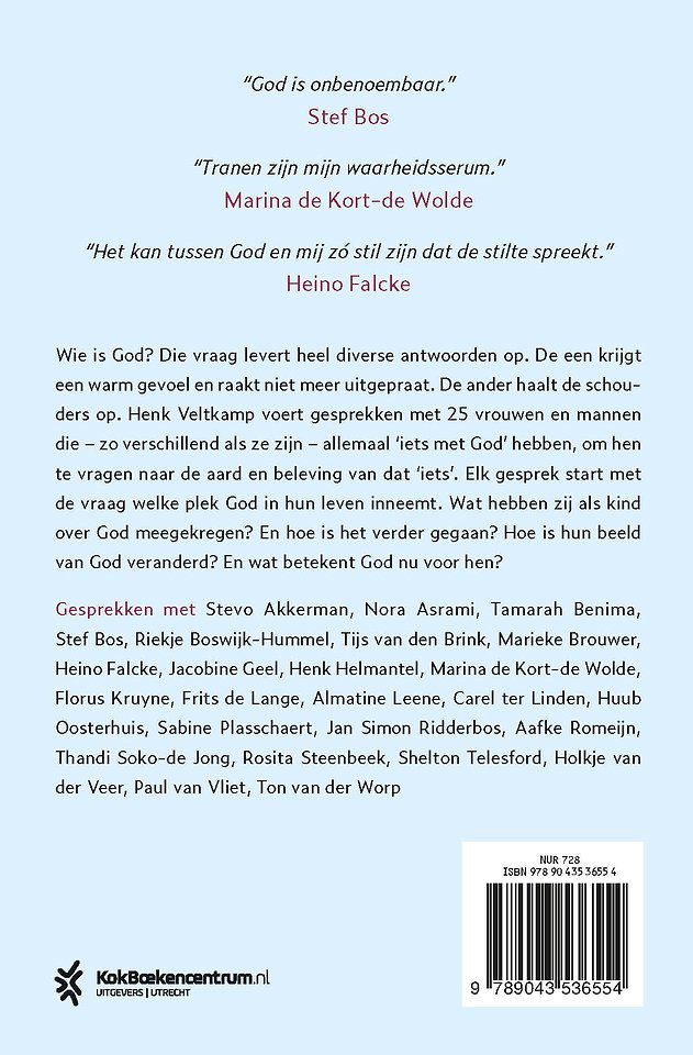 Nooit heb ik niets met U