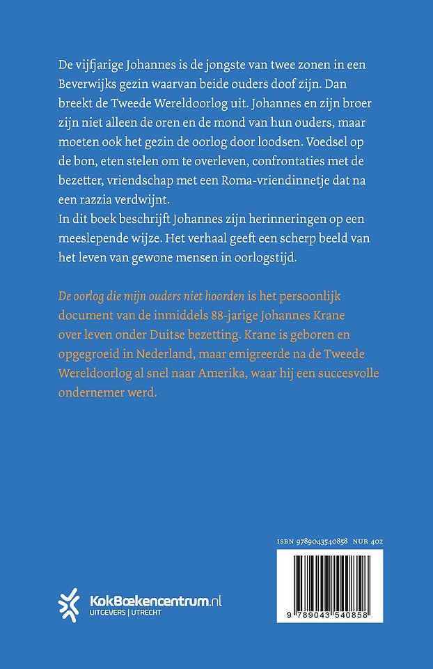 De oorlog die mijn ouders niet hoorden