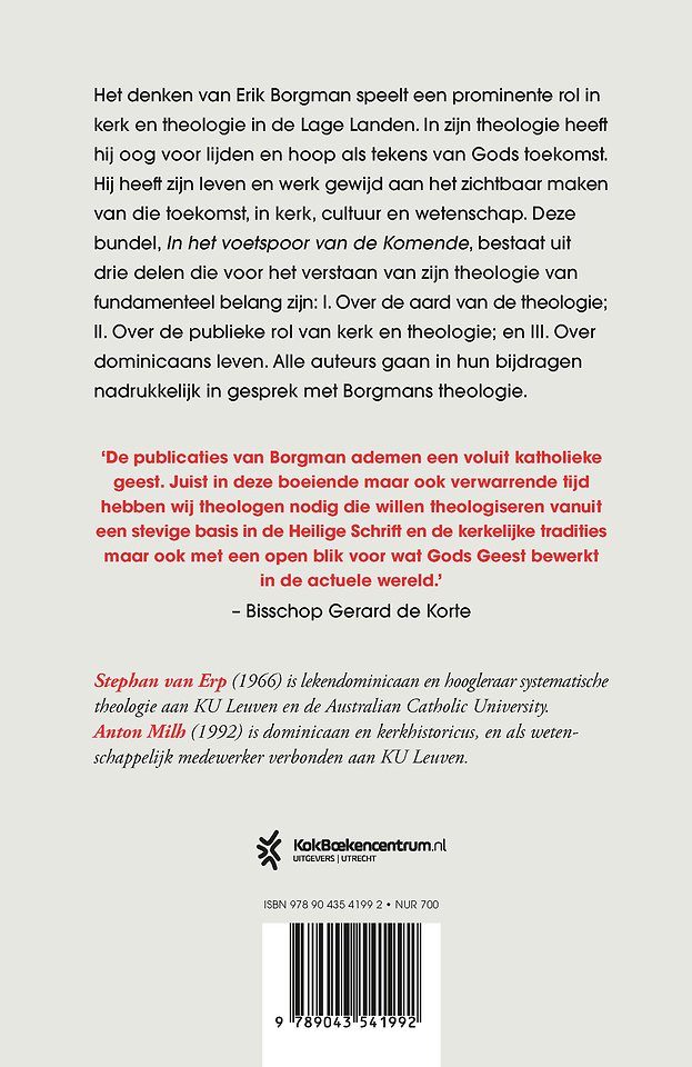 In het voetspoor van de komende