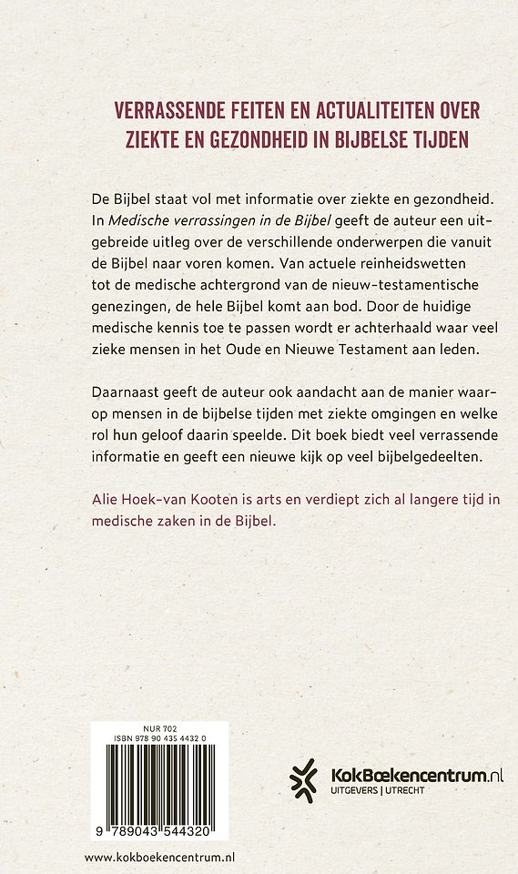 Medische verrassingen in de Bijbel