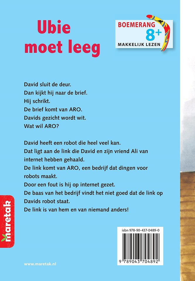 Ubie moet leeg