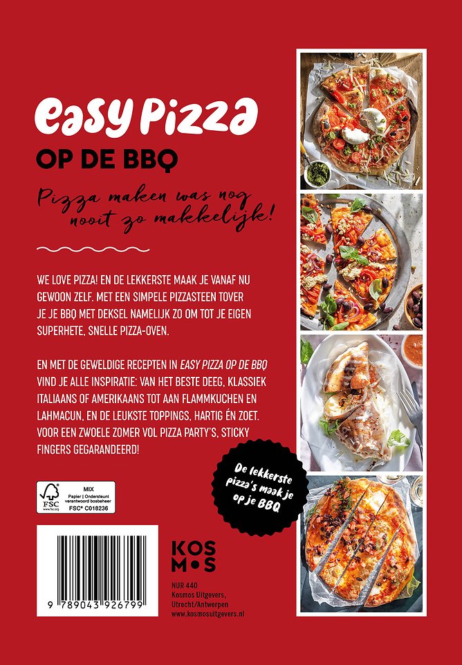 Easy Pizza op de BBQ