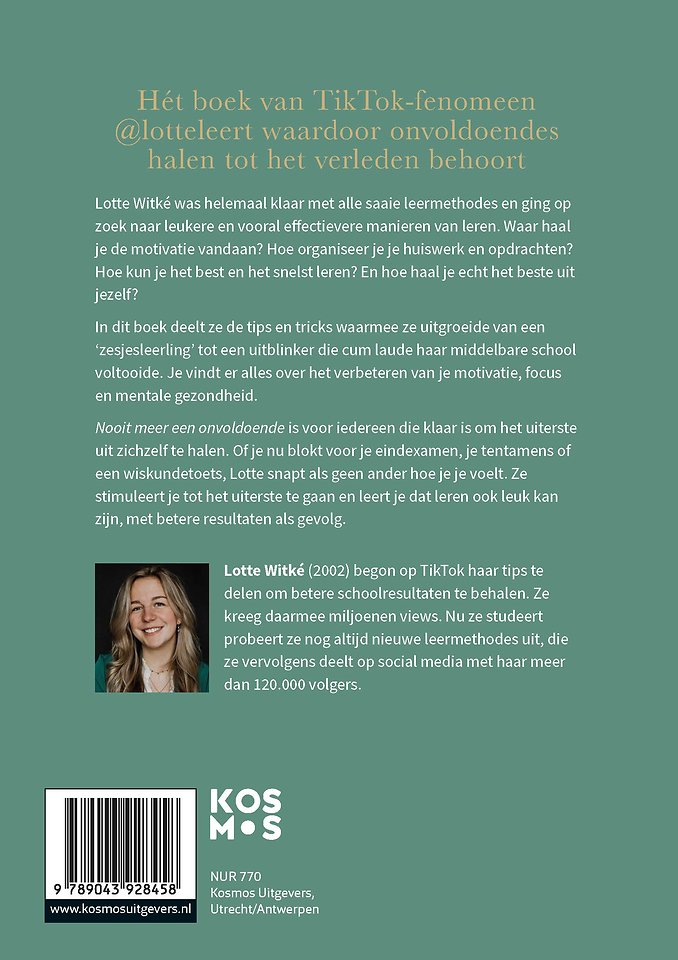 Nooit meer een onvoldoende
