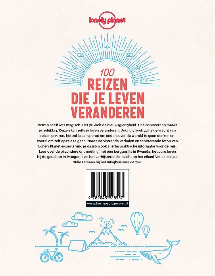Lonely Planet 100 reizen die je leven veranderen