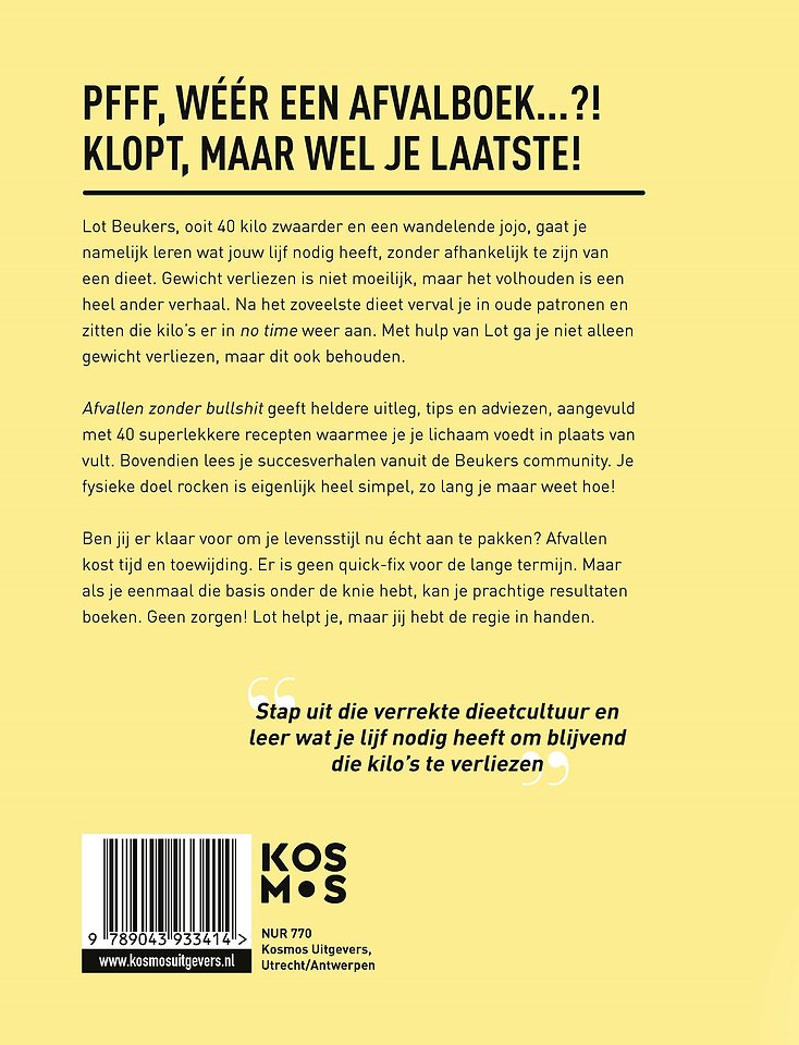 Afvallen zonder bullshit