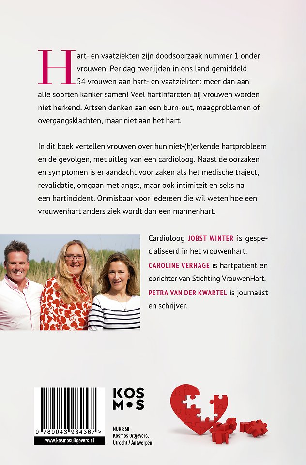 Ook vrouwen krijgen een hartinfarct