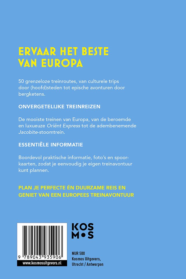 Europa met de trein