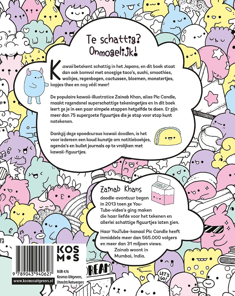 Kawaii doodles tekenen