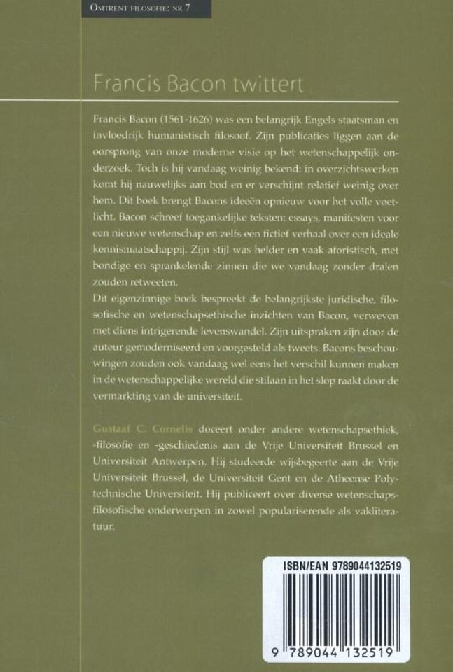 Francis Bacon 'twittert'