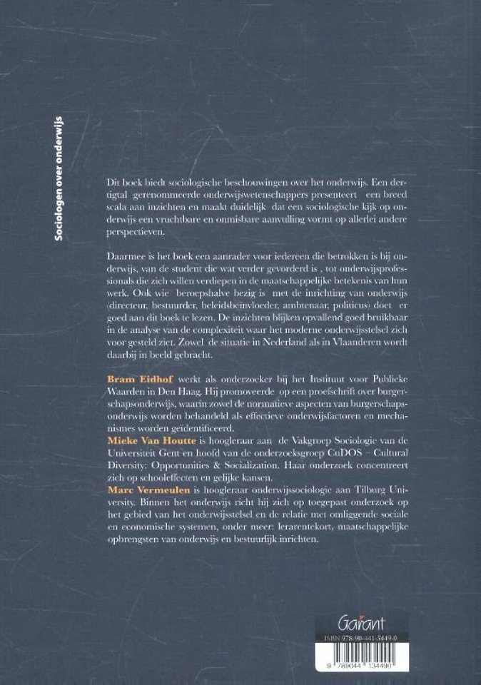 Sociologen over onderwijs. Inzichten, praktijken en kritieken