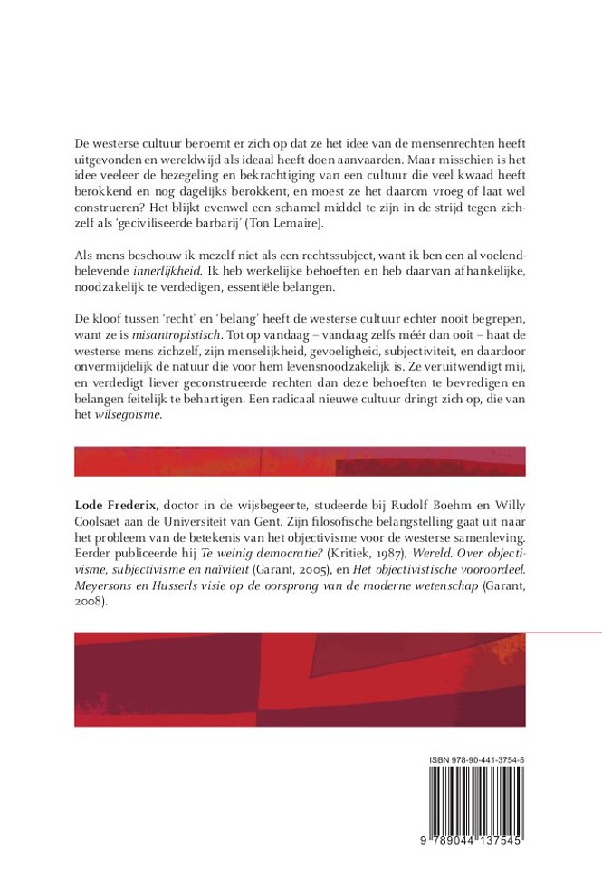 Het misantropisme van het rechtsdenken