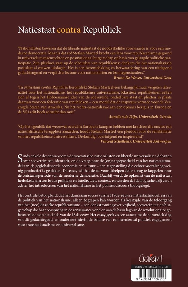 Natiestaat contra Republiek