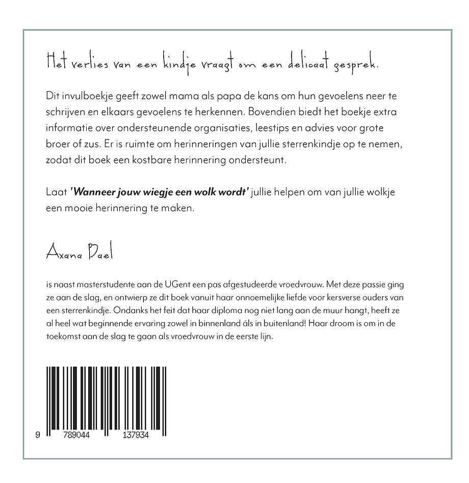 Wanneer jouw wiegje een wolk wordt