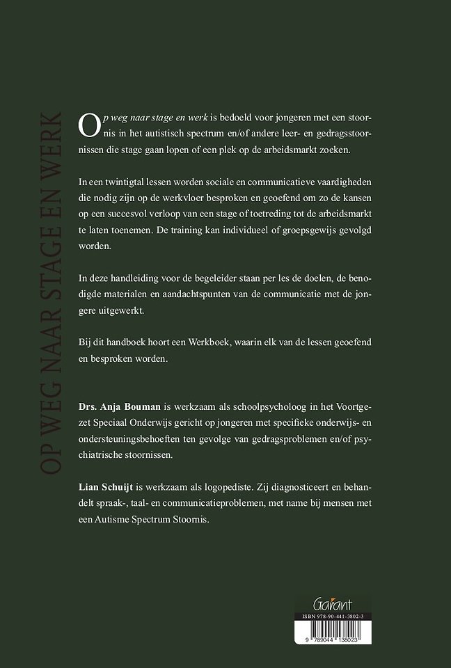 Op weg naar stage en werk