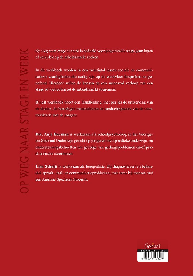 Op weg naar stage en werk