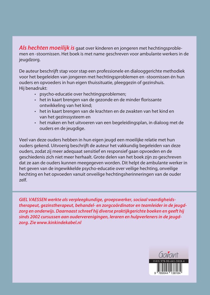 Als hechten moeilijk is