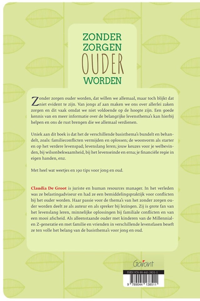 Zonder zorgen ouder worden