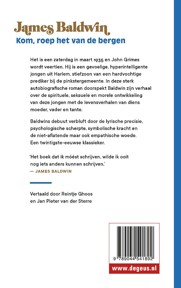 Kom, roep het van de bergen