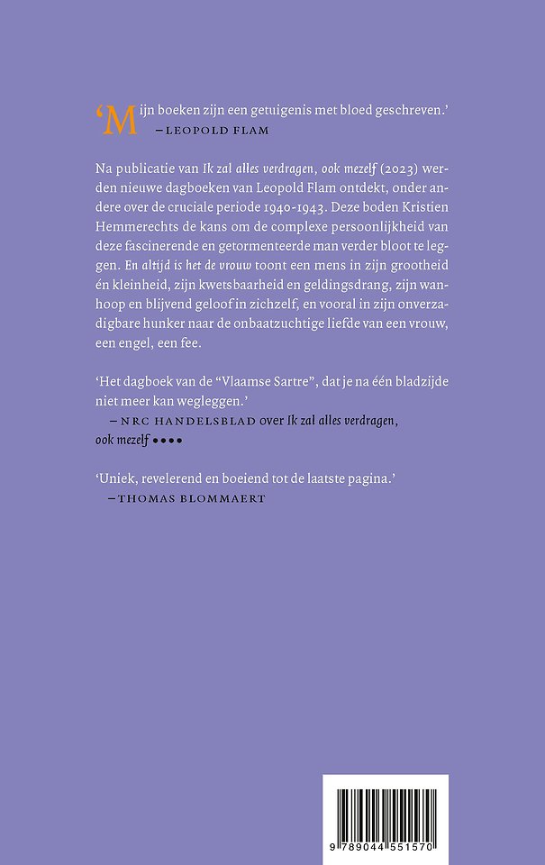 En altijd is het de vrouw