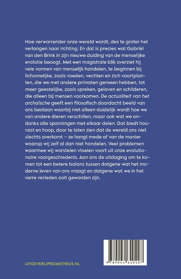 De actualiteit van het archaïsche