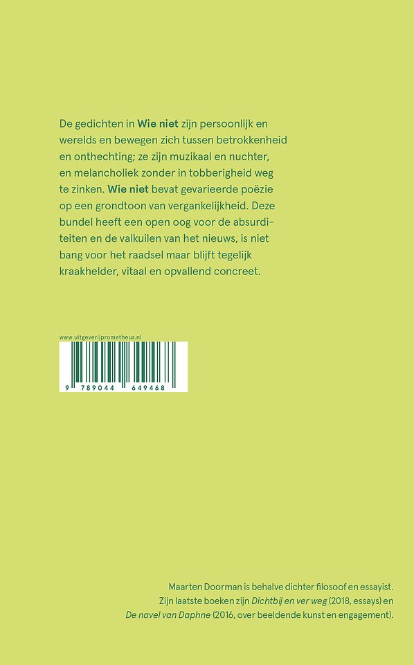 Wie niet