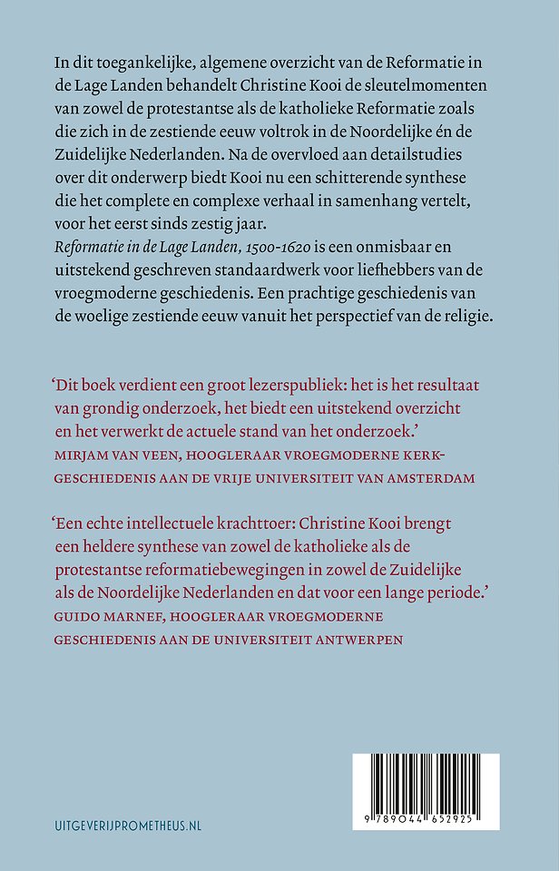 Reformatie in de Lage Landen, 1500-1620