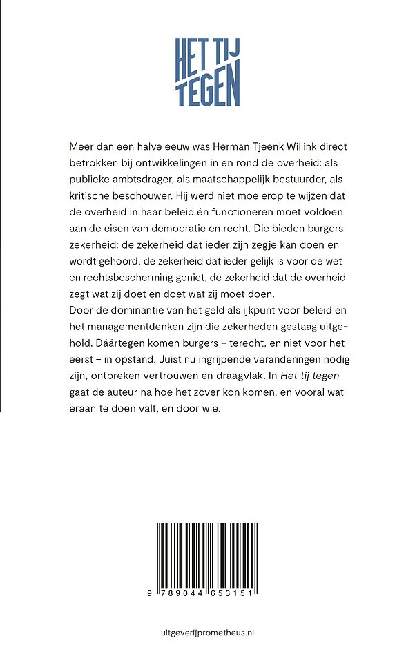 Het tij tegen