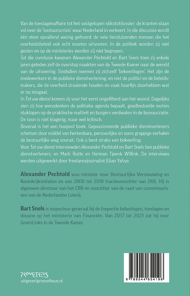 Tot uw dienst