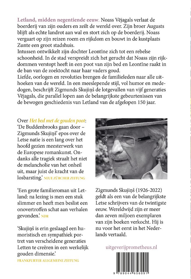 Het bed met de gouden poot